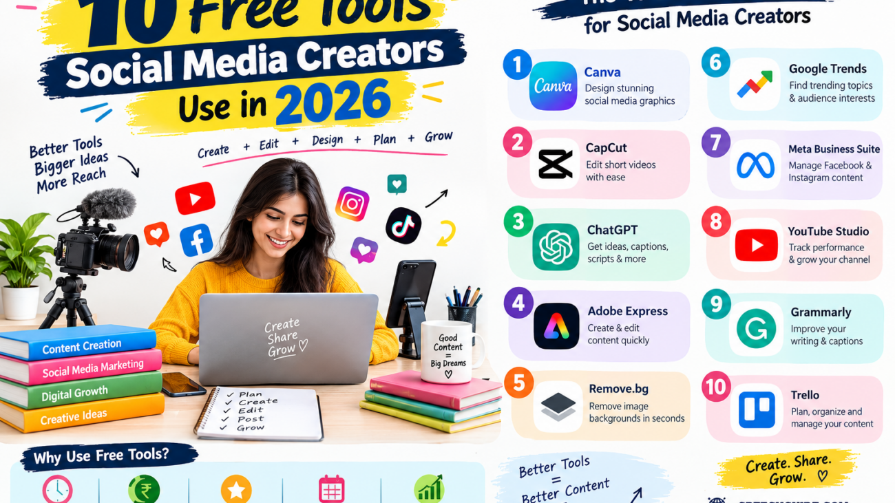 free tools social media creators use